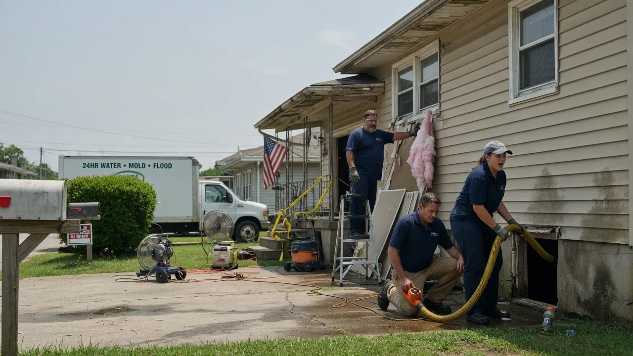 Water Damage Repair in Rushville, IN near me